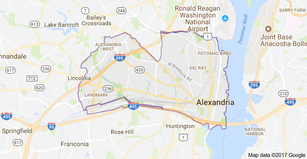 Alexandria, VA service area