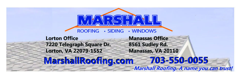 Northern VA Marshall Roofing Siding Windows Newsletter