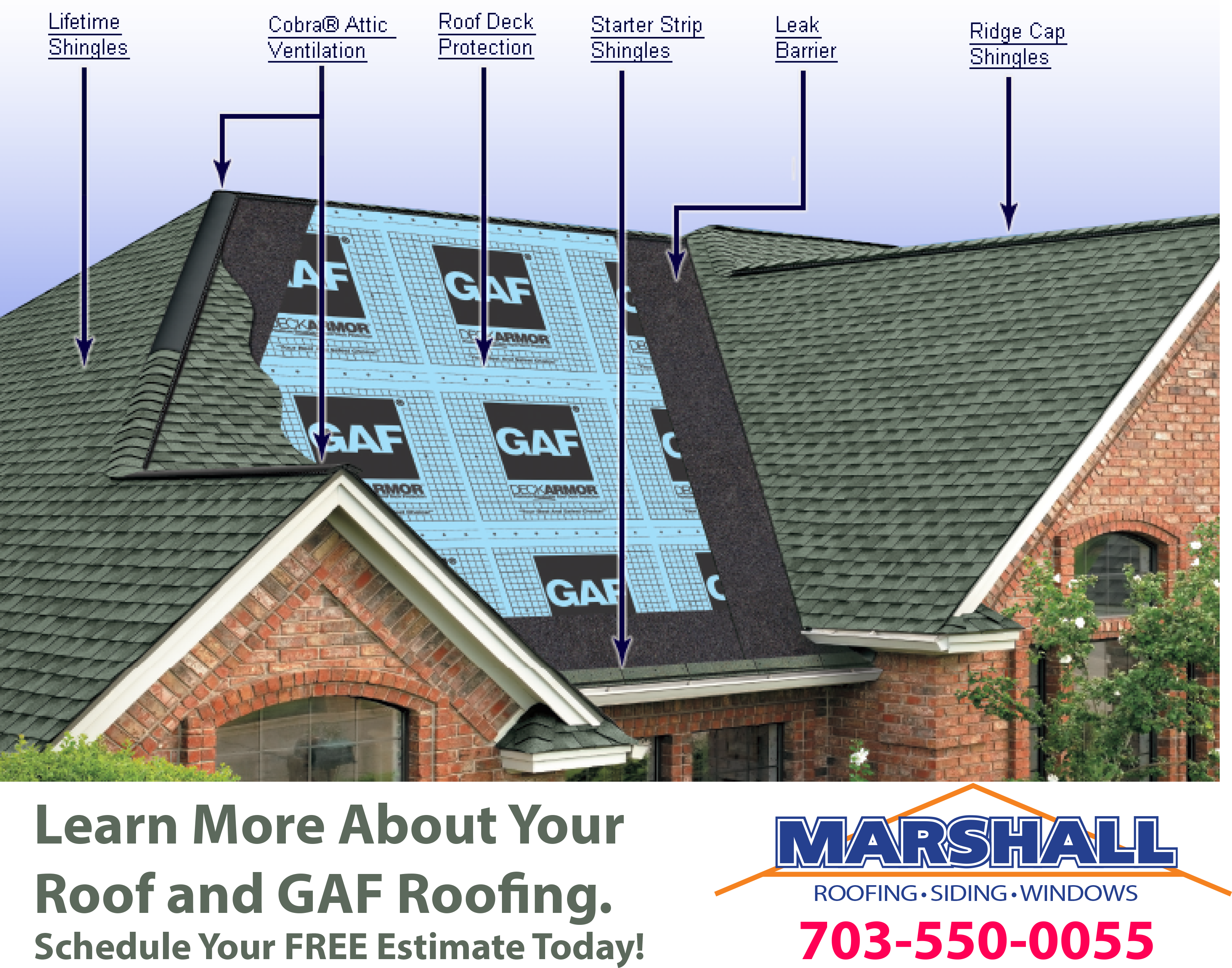 gaf roofing ad