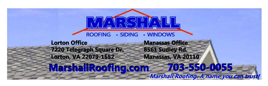 Northern VA Marshall Roofing Siding Windows Newsletter